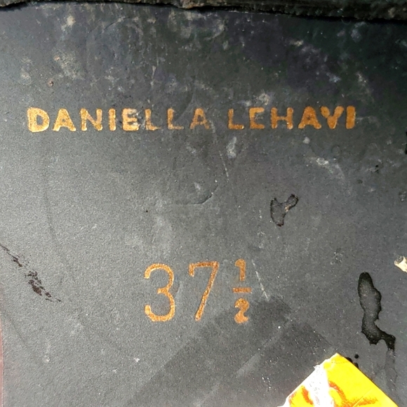 Daniella Lehavi Black and White Austin Loafers Leather Size 37 1/2 US Size 7 - Picture 6 of 8